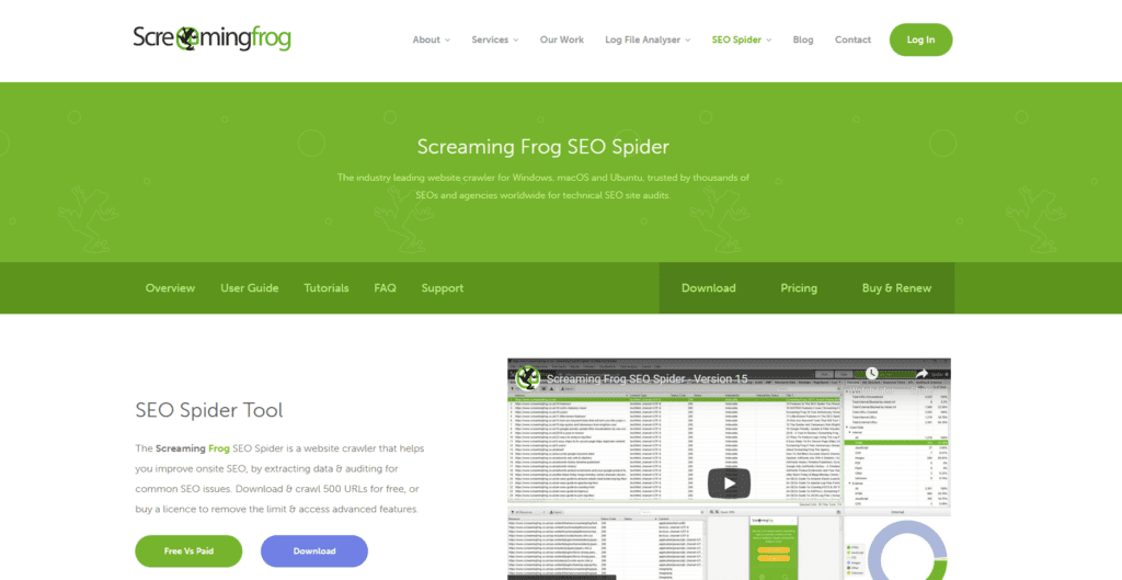 Duplicate Content - Screaming Frog