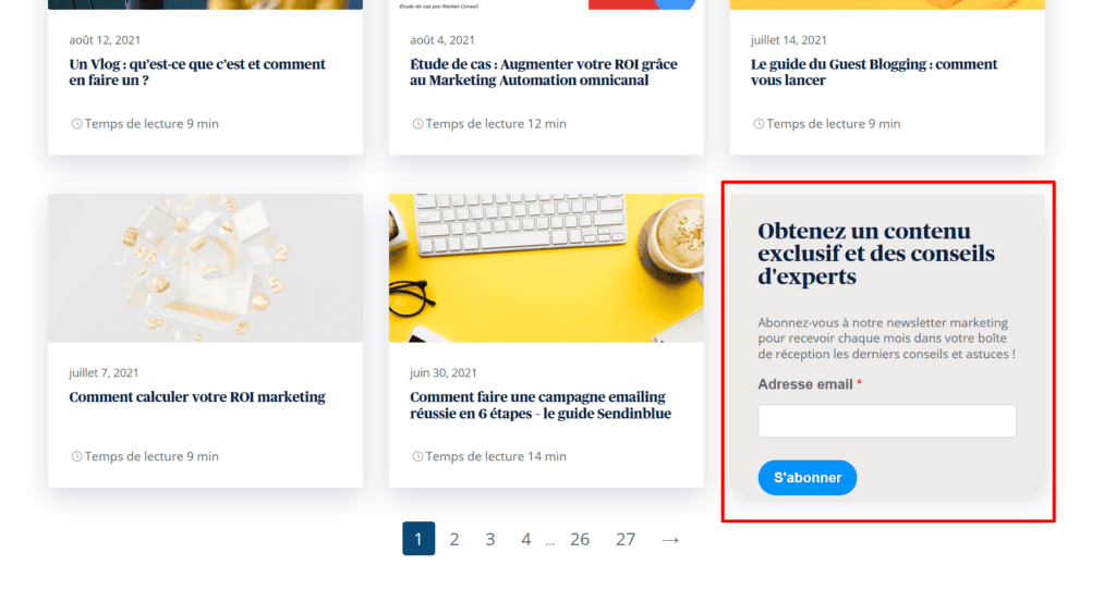 Le taux de rebond - CTA