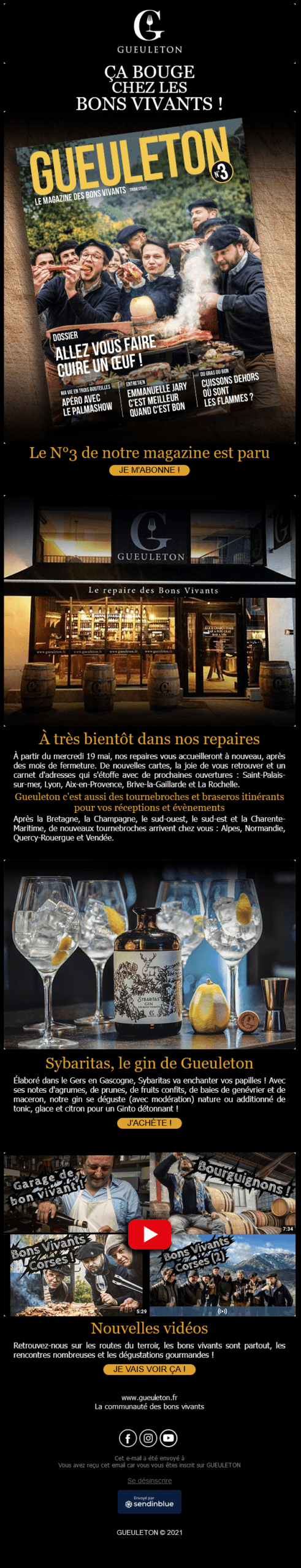 Exemple Newsletter - Gueuleton