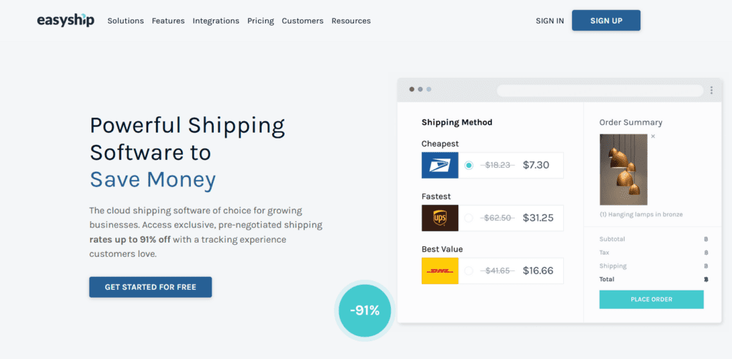 Shopify - Easyship