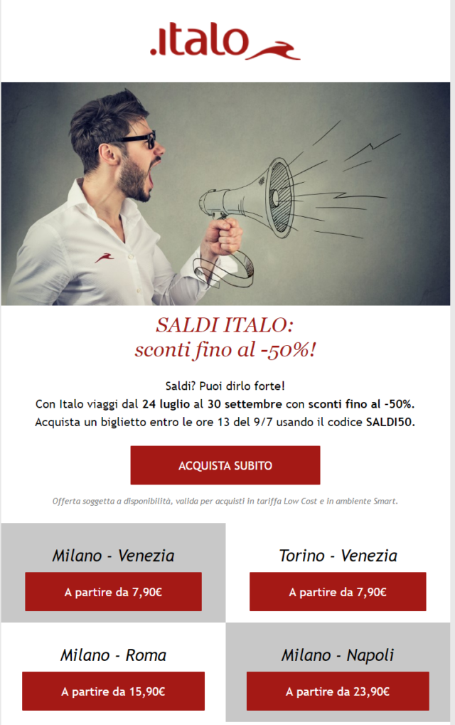 Italo newsletter Italo newsletter