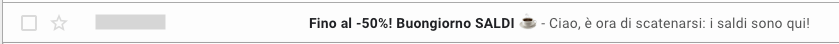 Mail finita in spam