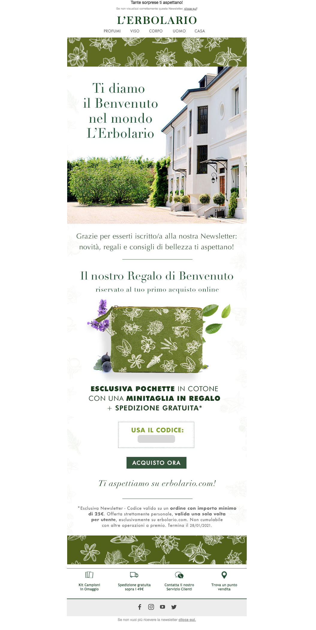 Erbolario-welcome-email