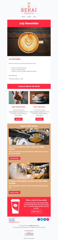 template-ecommerce-coffee-newsletter-template