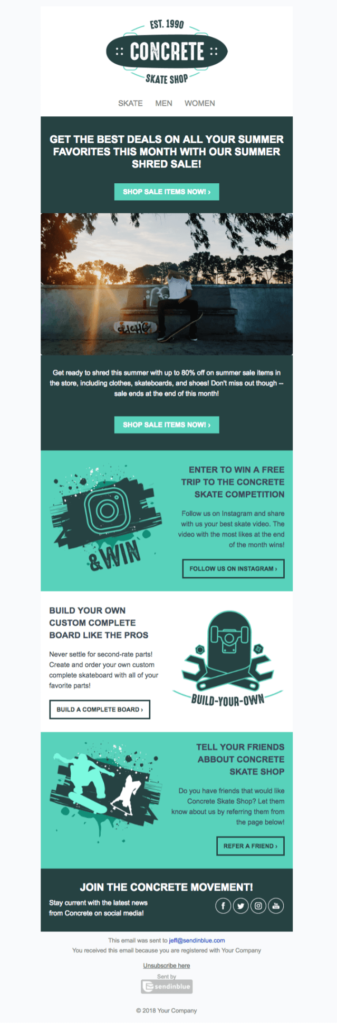 template-ecommerce-skate-newsletter-template