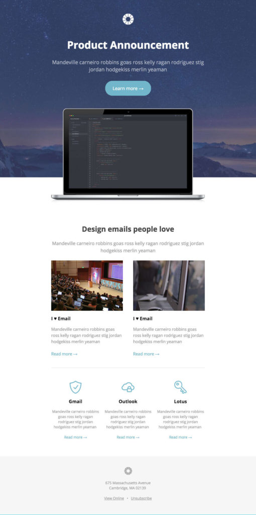 template-product-announcement