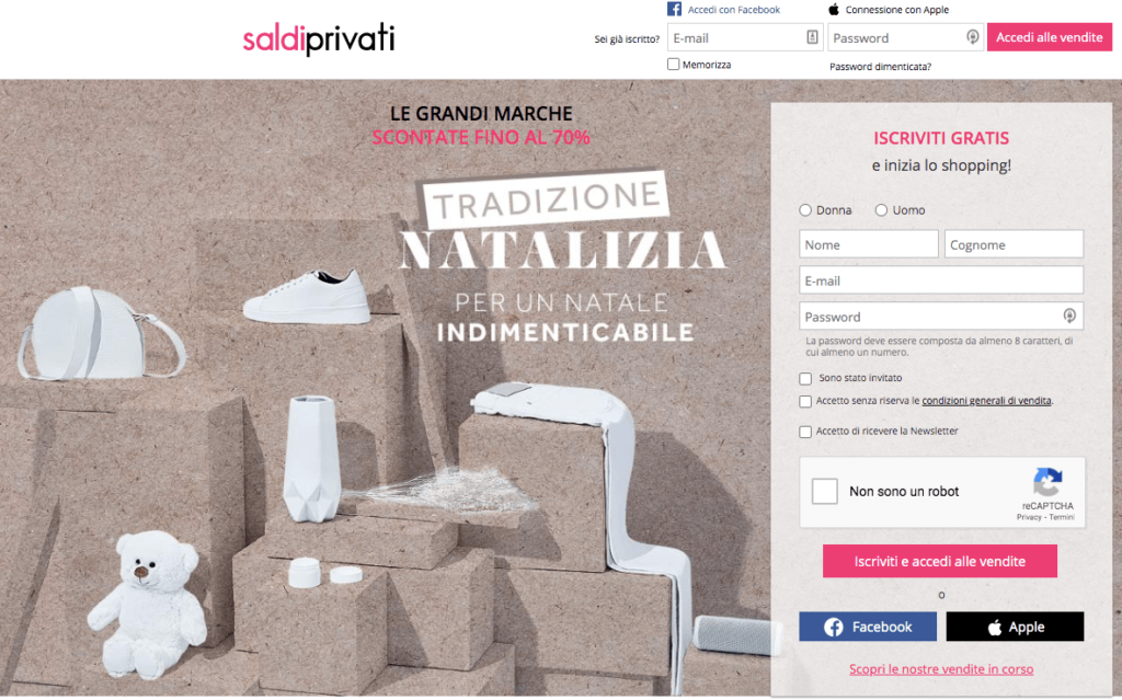 Lading-page-saldi-privati