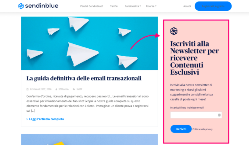 Modulo-iscrizione-sendinblue