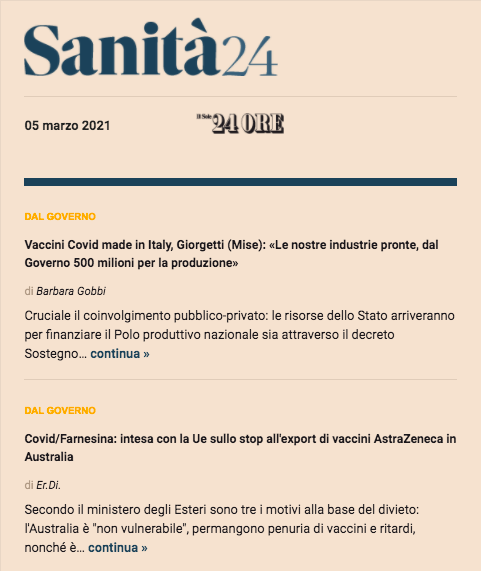 newsletter-giornaliera-esempio