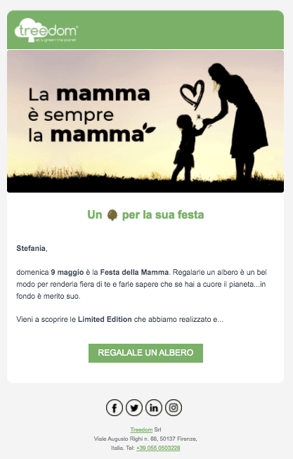 esempio_newsletter_treedom_festa_della_mamma