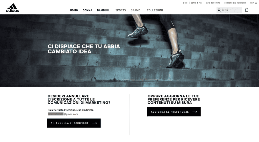 landing_page_disiscrizione_adidas