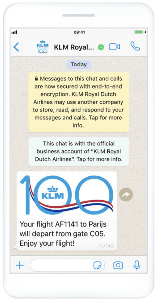 esempio-whatsapp-marketing-klm
