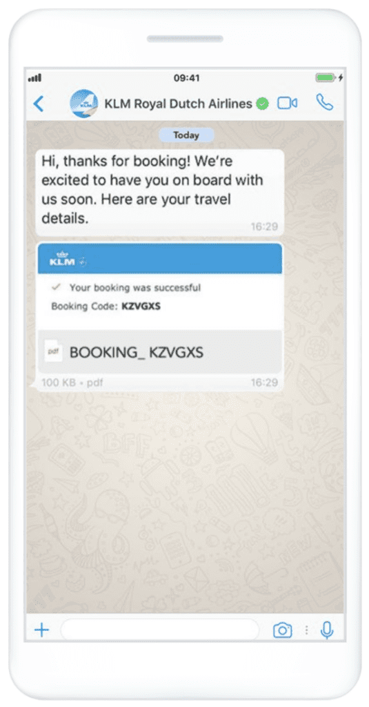 whatsapp-marketing-klm