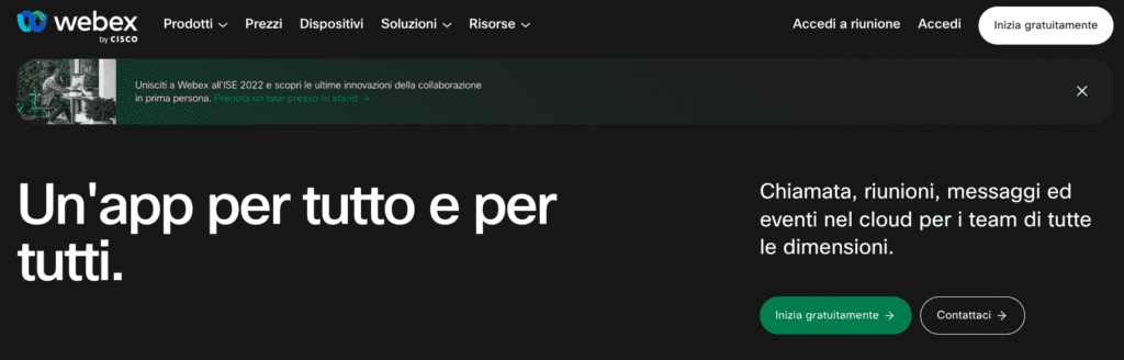 Cisco-Webex-piattaforma-videoconferenza
