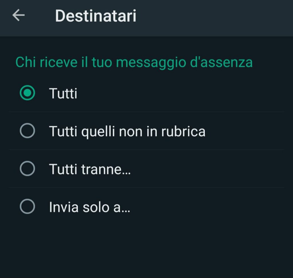 WhatsApp-destinatari