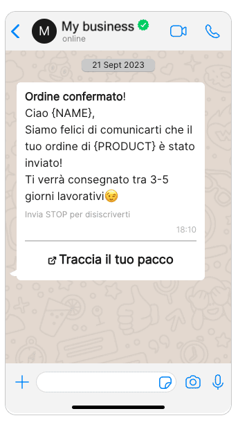 WhatsApp-esempio-messaggio-conferma-ordine
